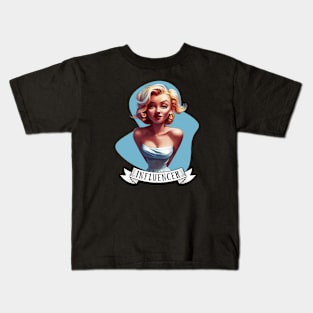 Influencer - Cartoon - Marilyn Kids T-Shirt